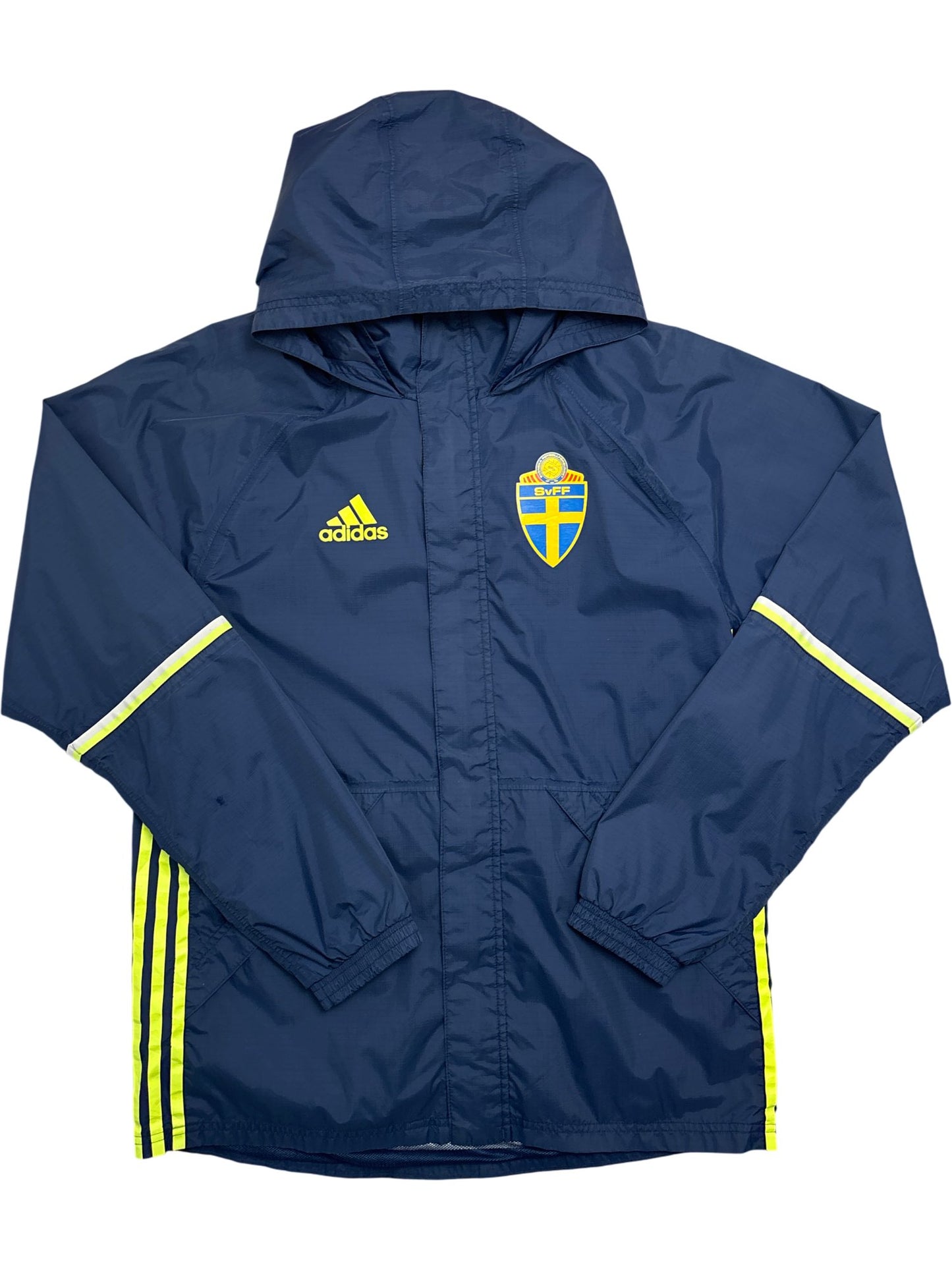 Vintage Navy Adidas Track Jacket Sweden Football (M)