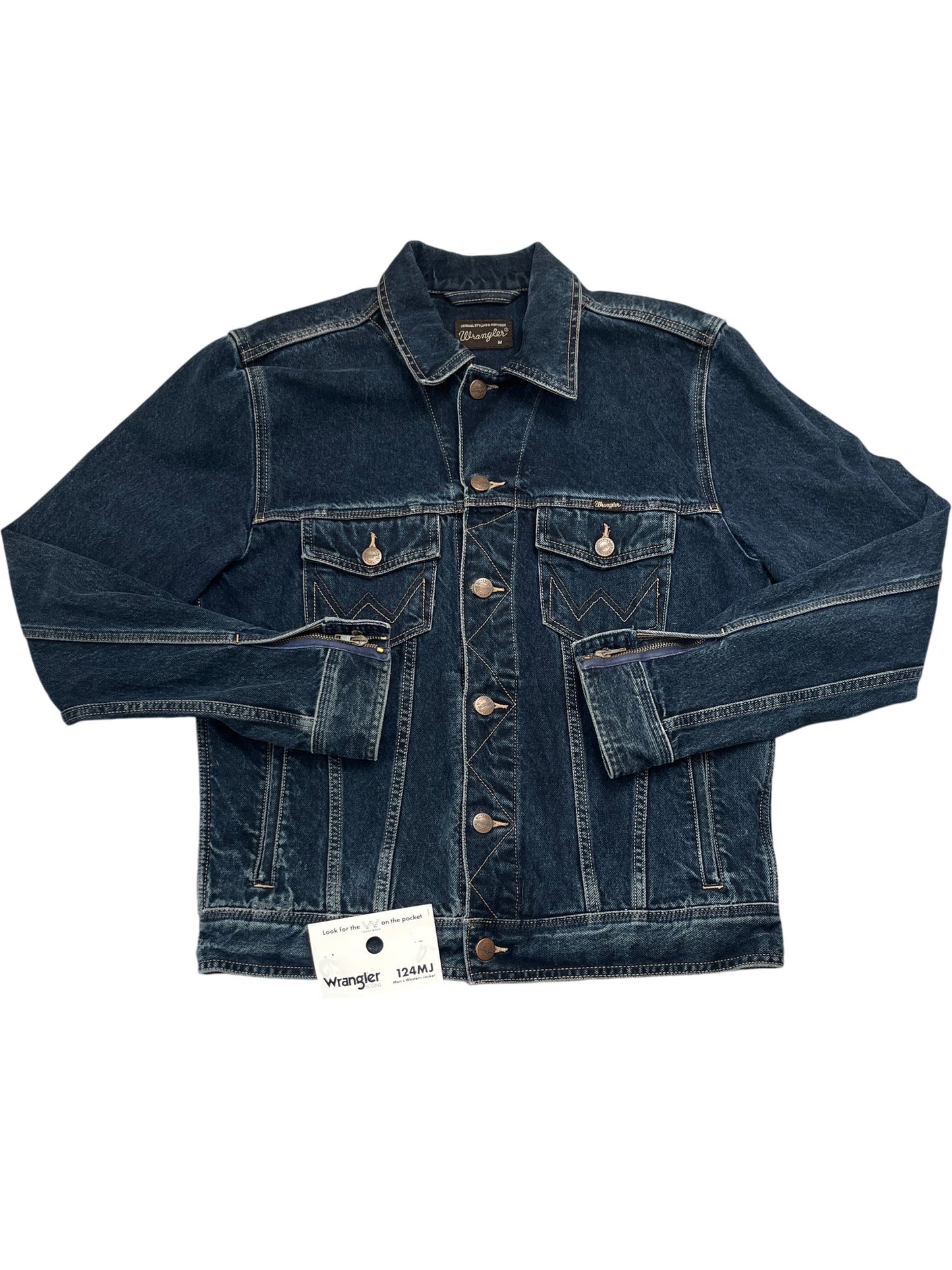 Vintage Blue Wrangler Jacket 124MJ (M)