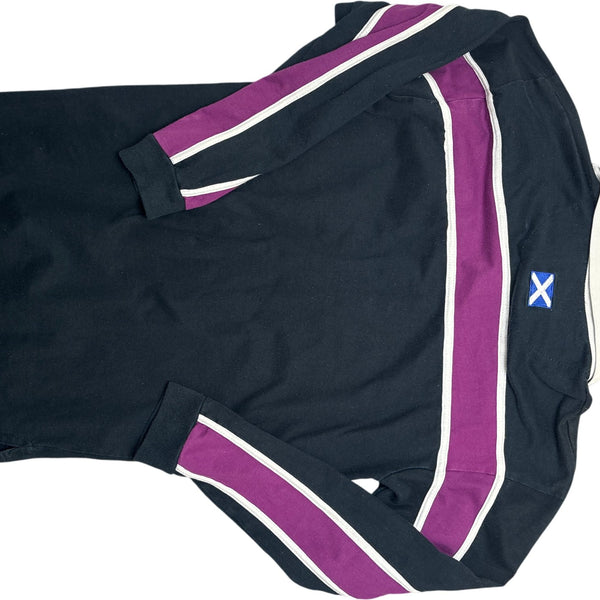 Vintage Navy Scotland Rugby Polo Shirt 90s (S)