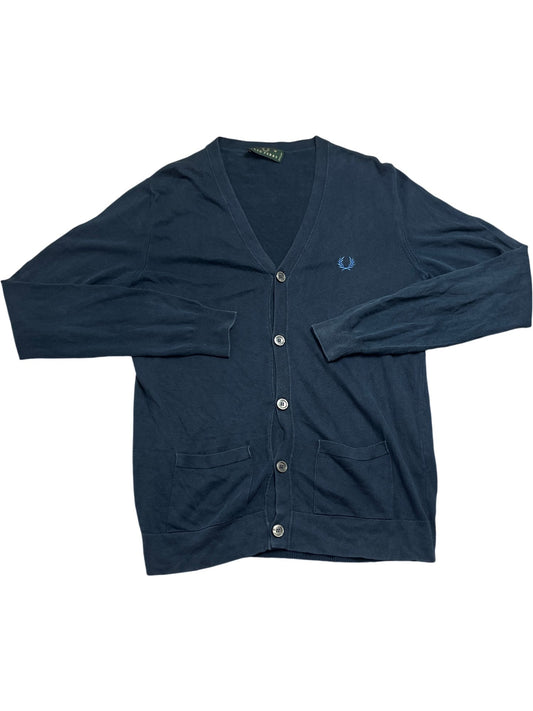 Vintage Navy Whack Vintage Cardigan Sweater (M)