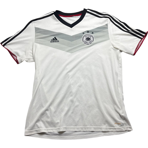 Vintage White Adidas Germany Football Jersey (M)