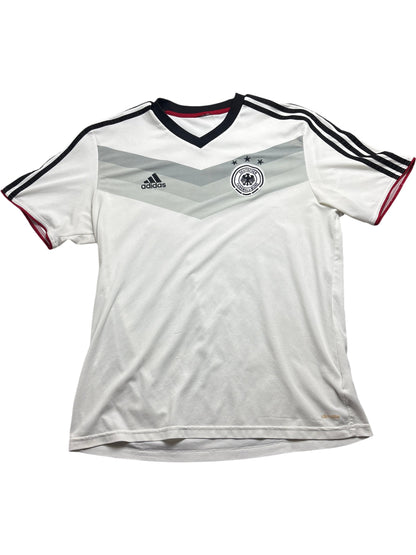 Vintage White Adidas Germany Football Jersey (M)