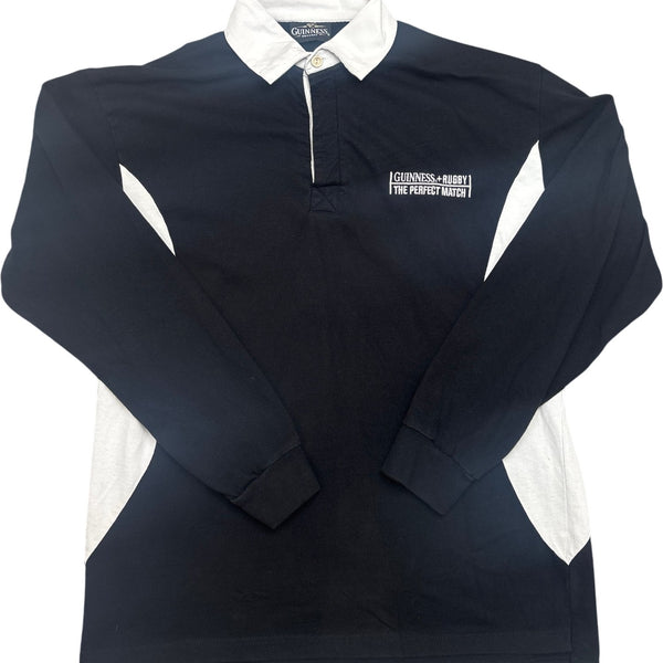 Vintage Black Guinness Rugby Shirt 90s (XXL)