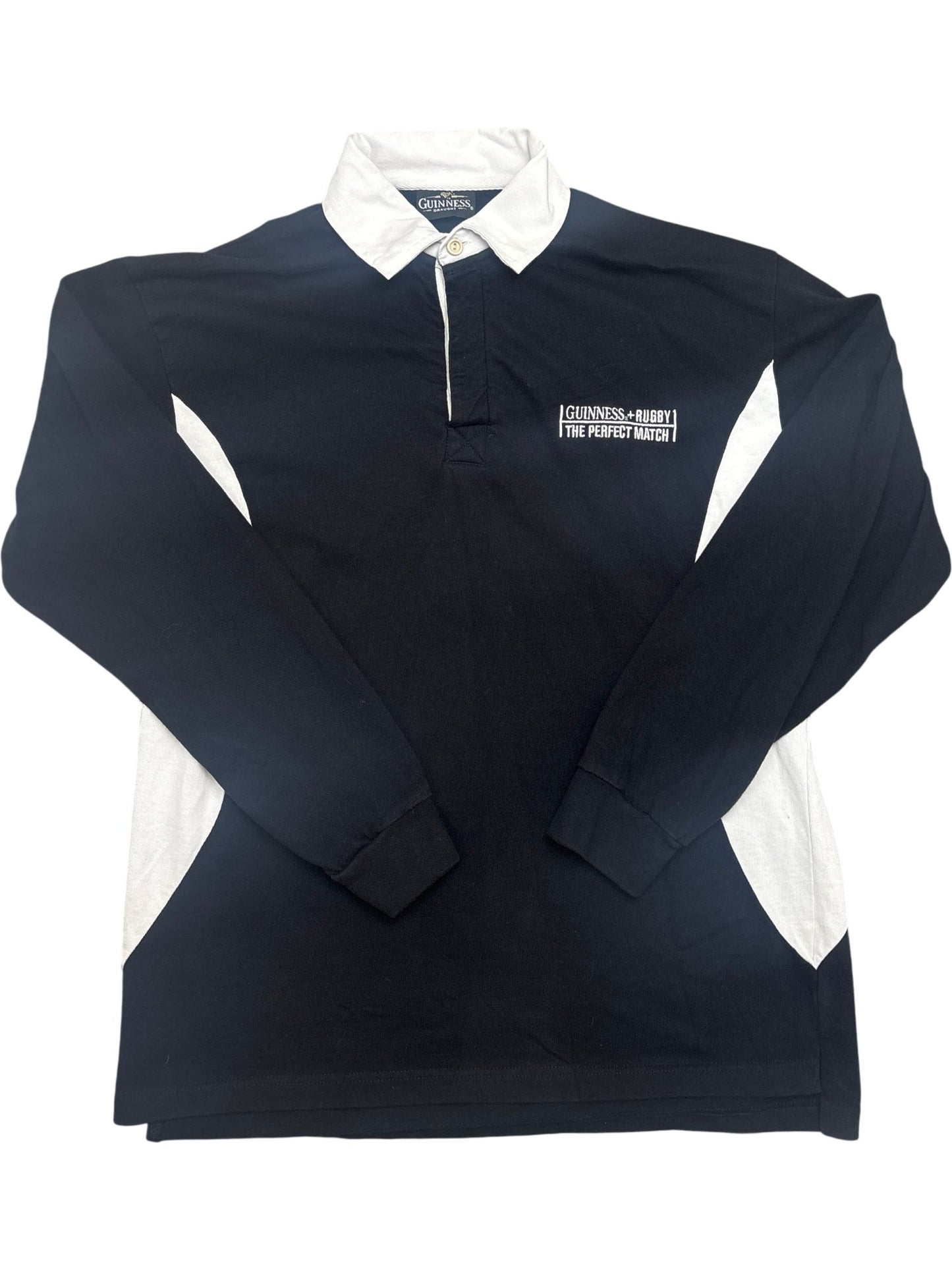 Vintage Black Guinness Rugby Shirt 90s (XXL)