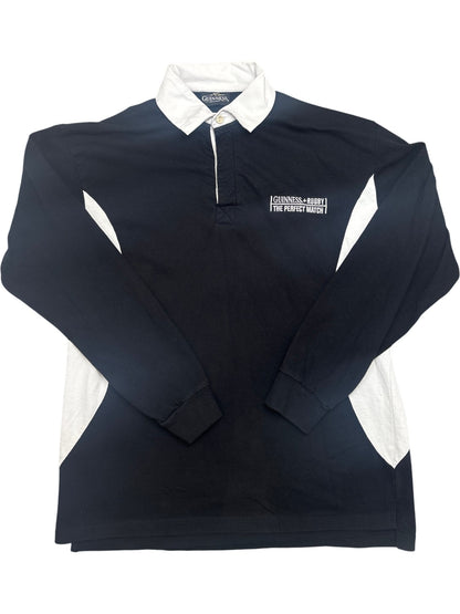 Vintage Black Guinness Rugby Shirt 90s (XXL)