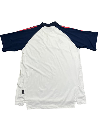 Vintage White Adidas T-Shirt France Football (XL)