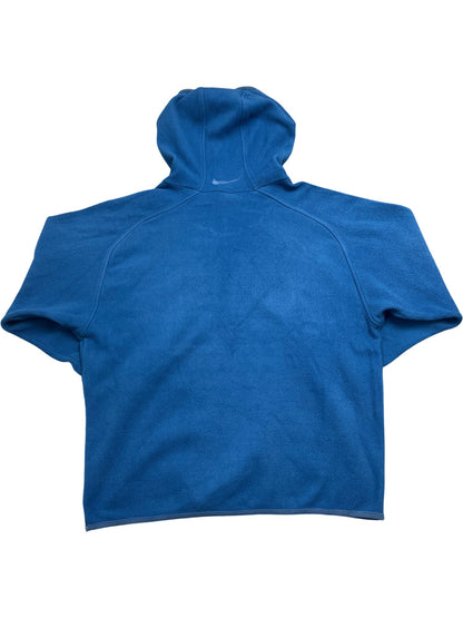Vintage Blue Nike Hoodie Fleece Y2K (S)