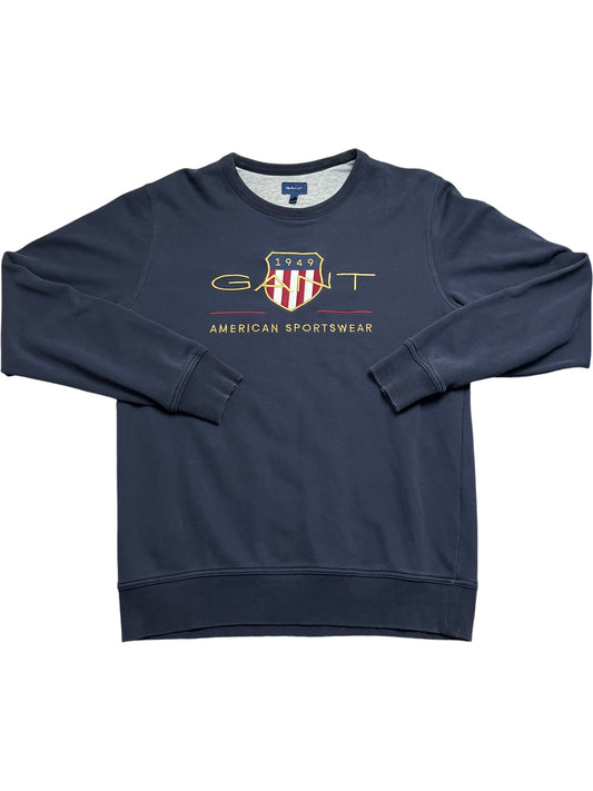 Vintage Navy Gant Sweatshirt 1949 American Sportswear (L)
