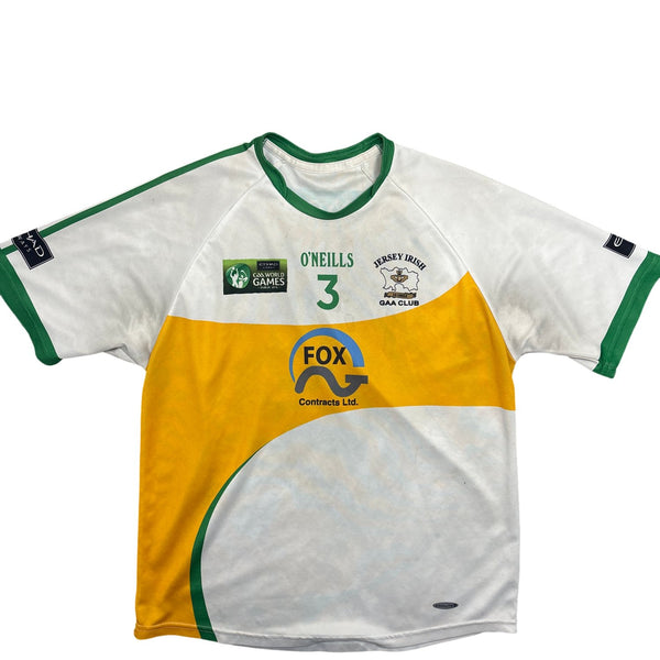Vintage White O'Neills Jersey Irish GAA Club 2000s (L)