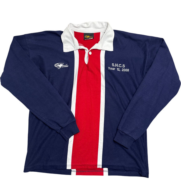 Vintage Blue Classic Rugby Shirt SHCS 2008 (XL)