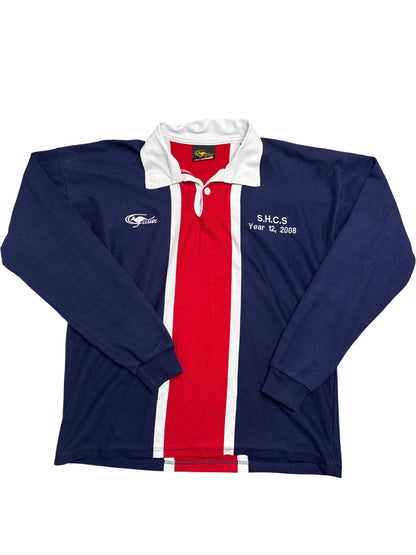 Vintage Blue Classic Rugby Shirt SHCS 2008 (XL)