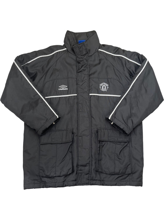 Vintage Black Umbro Manchester United Sport Jacket 90s (L)