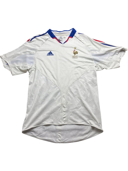 Vintage White Adidas France Football Jersey 05/06 (L)