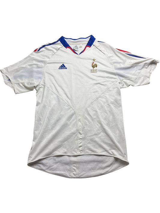Vintage White Adidas France Football Jersey 05/06 (L)