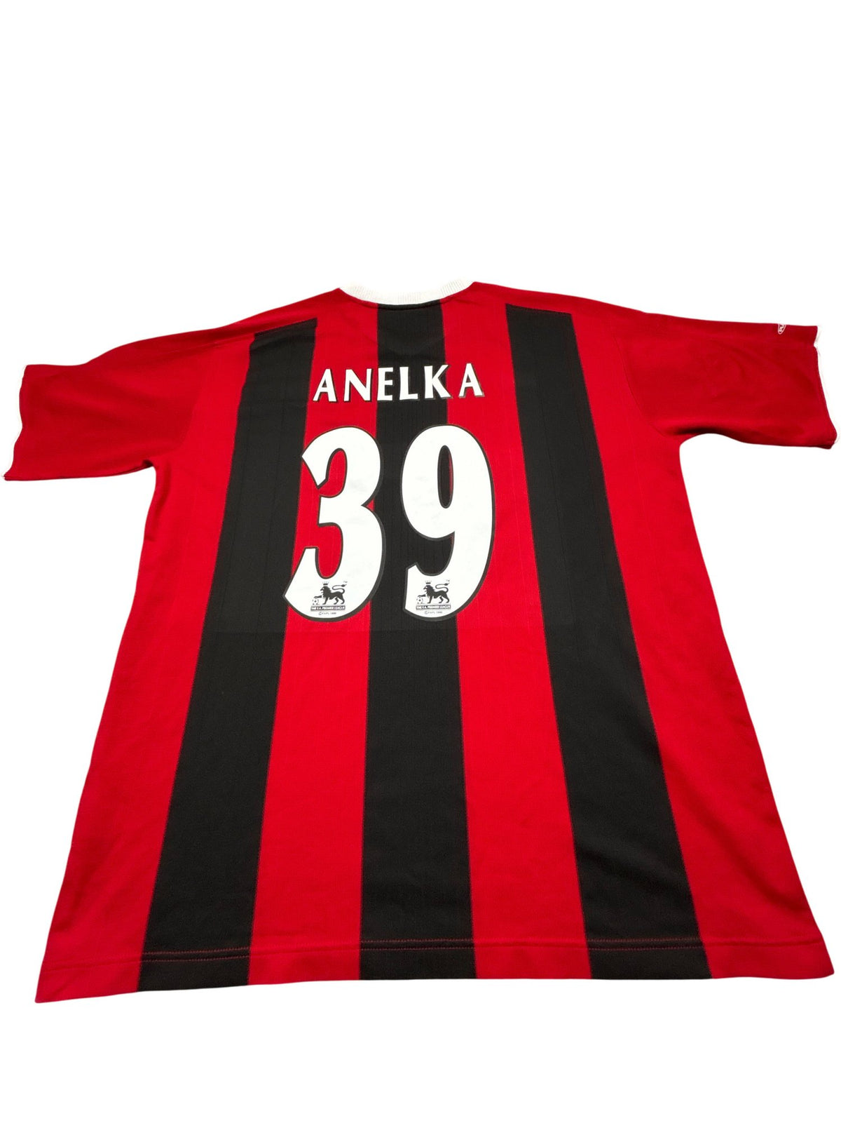Vintage Red Reebok Manchester City Jersey Anelka 2000s (XXL)