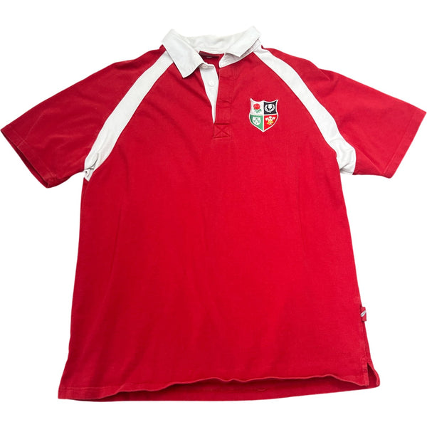 Vintage Red Rugby Polo Jersey 2000s (L)