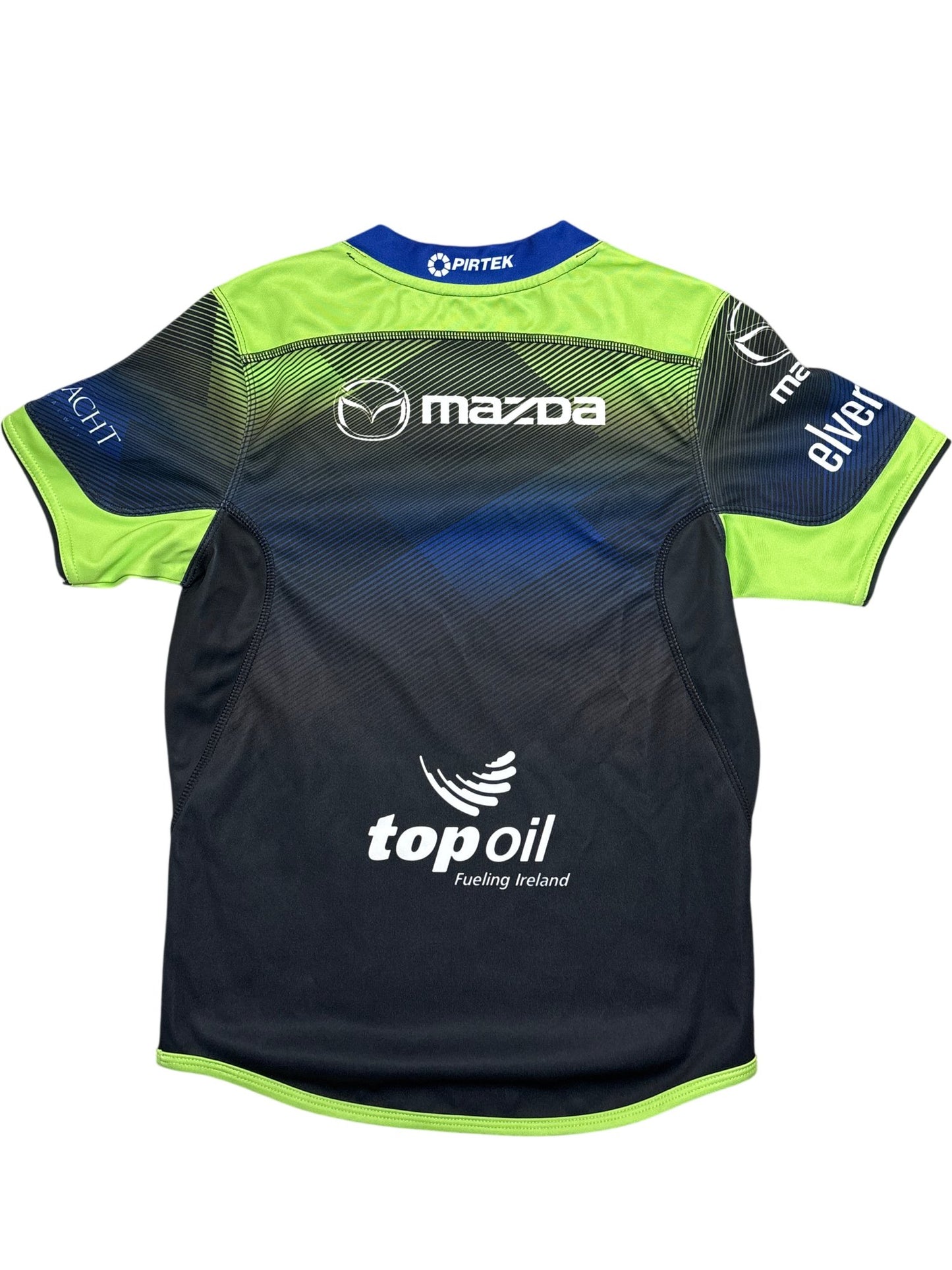 Vintage Green BLK Rugby Shirt Connacht Kids 9-10 (XXS)