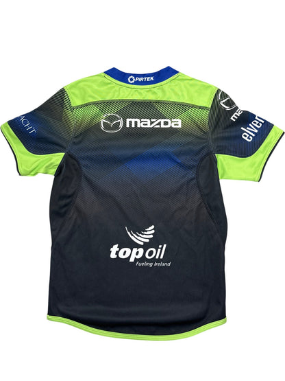 Vintage Green BLK Rugby Shirt Connacht Kids 9-10 (XXS)
