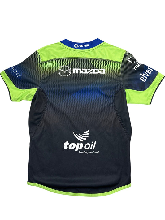 Vintage Green BLK Rugby Shirt Connacht Kids 9-10 (XXS)