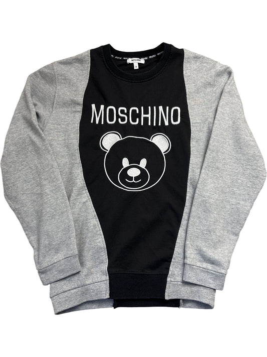 Vintage Grey Moschino Sweatshirt Bear Logo (M)