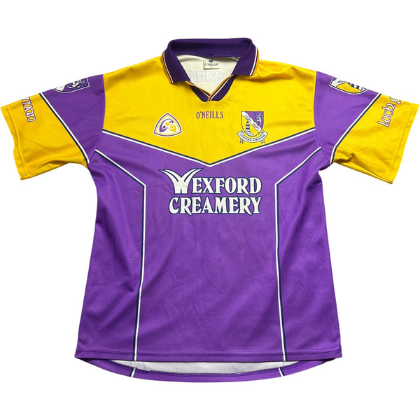 Vintage Yellow Purple O'Neills Wexford Jersey 2001/2002 (L)