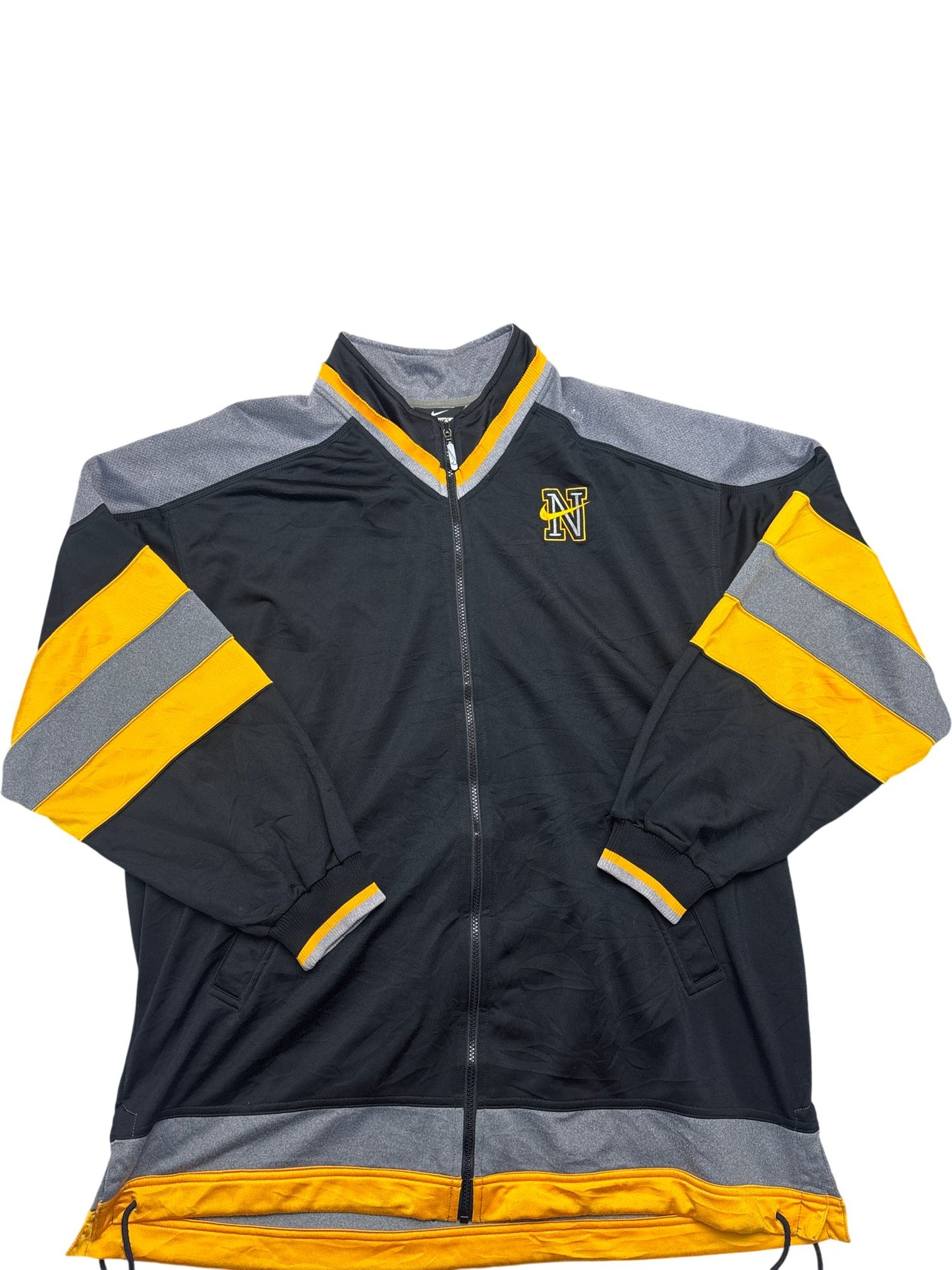 Vintage Black Nike Track Jacket Y2K (XL)