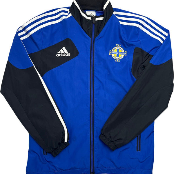 Vintage Blue Adidas Track Jacket Northern Ireland Y2K (M)
