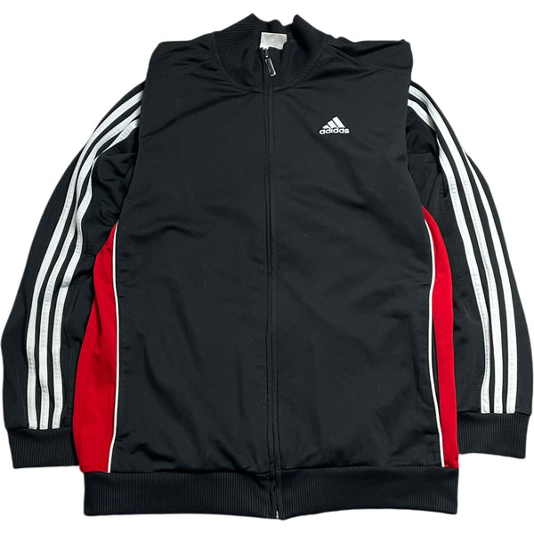 Vintage Black Adidas Track Jacket Y2K (L)