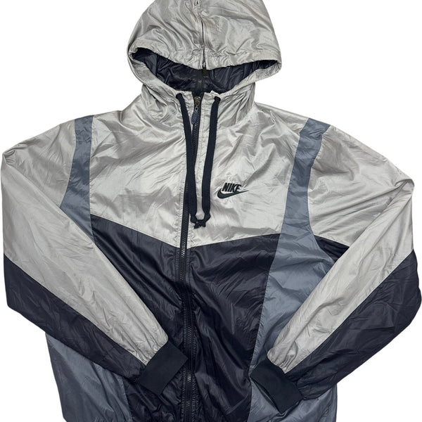 Vintage Grey Nike Windbreaker Jacket (L)