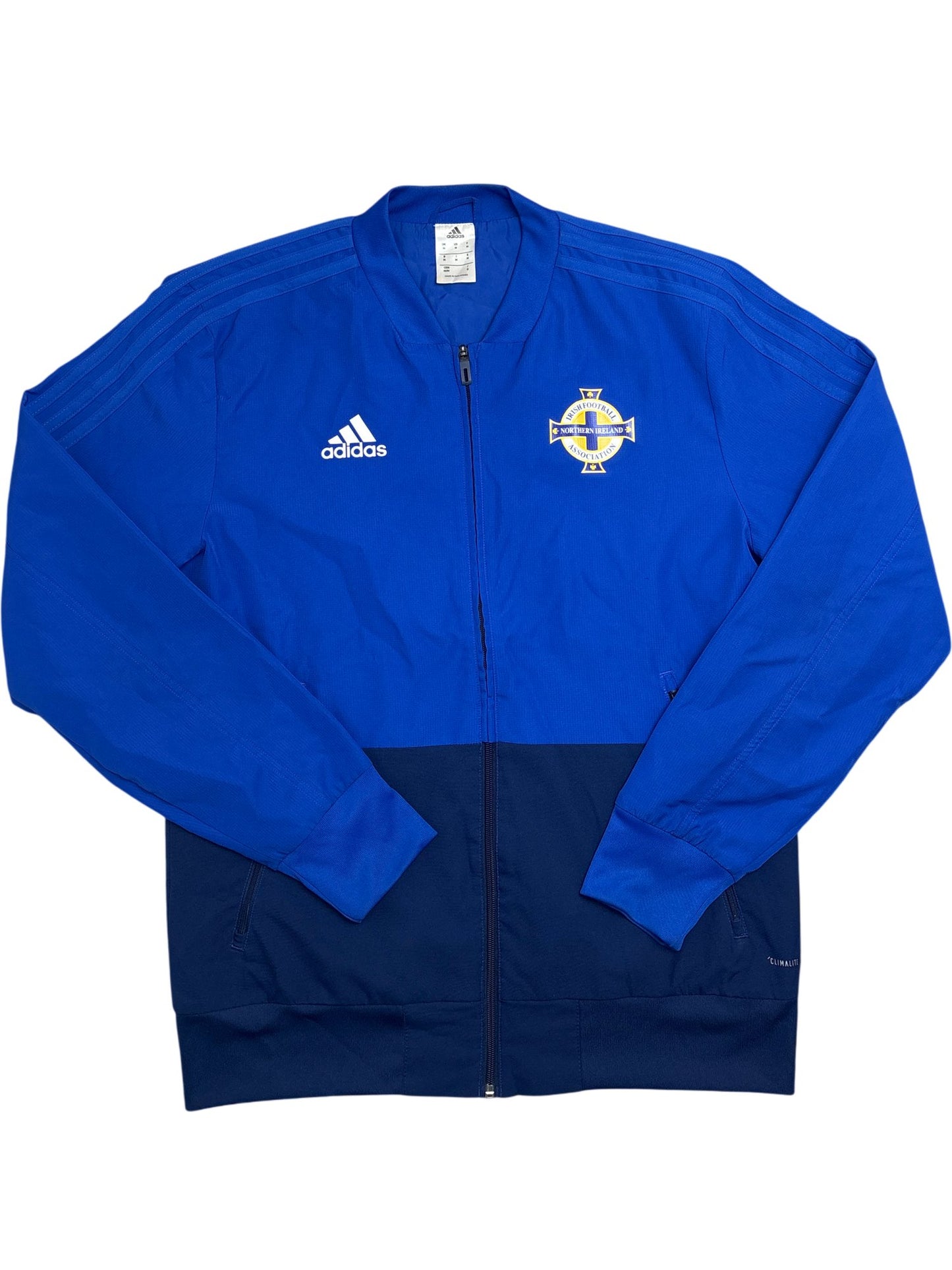 Vintage Blue Adidas Track Jacket Northern Ireland Football (M)