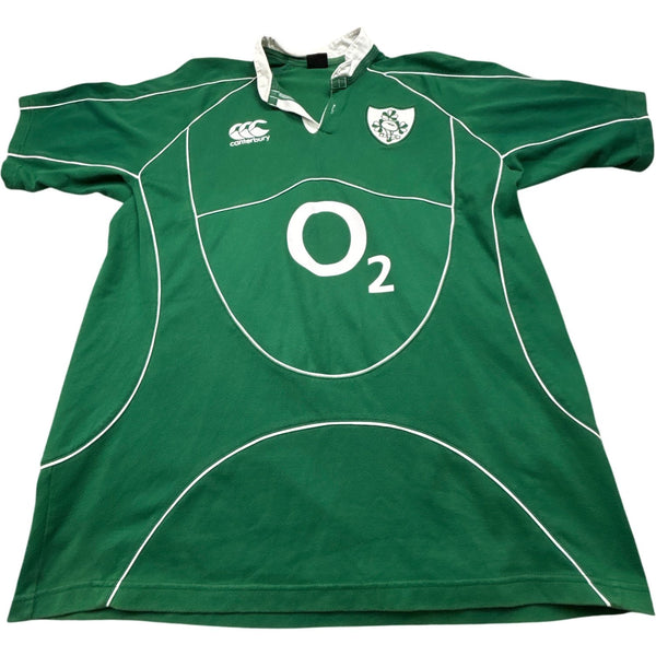 Vintage Green Canterbury Rugby Jersey Ireland (XL)