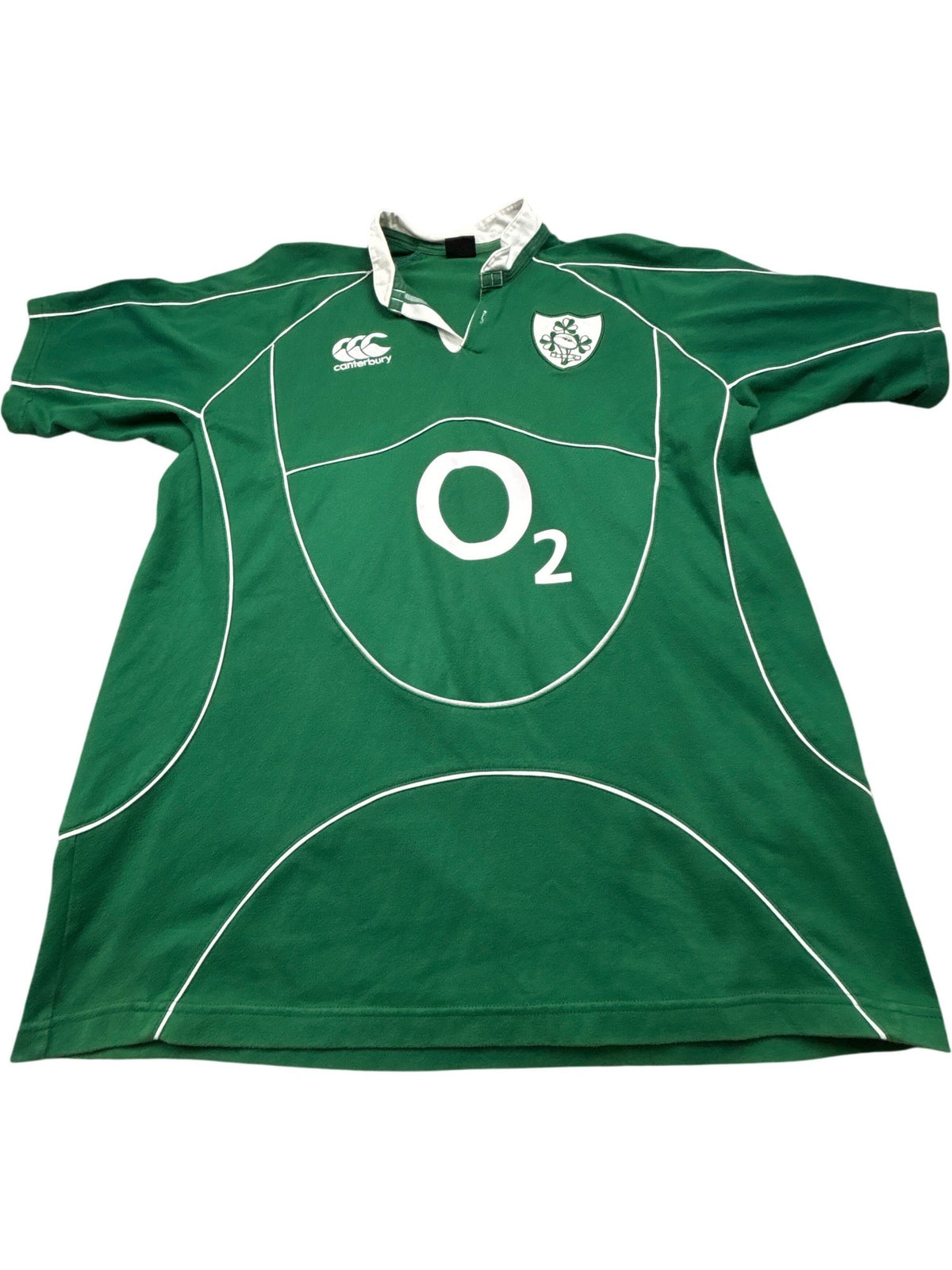 Vintage Green Canterbury Rugby Jersey Ireland (XL)