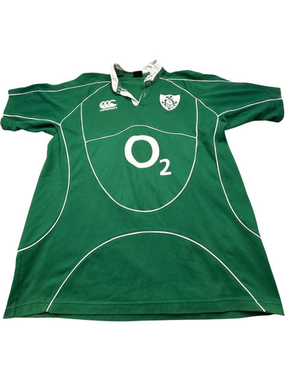 Vintage Green Canterbury Rugby Jersey Ireland (XL)