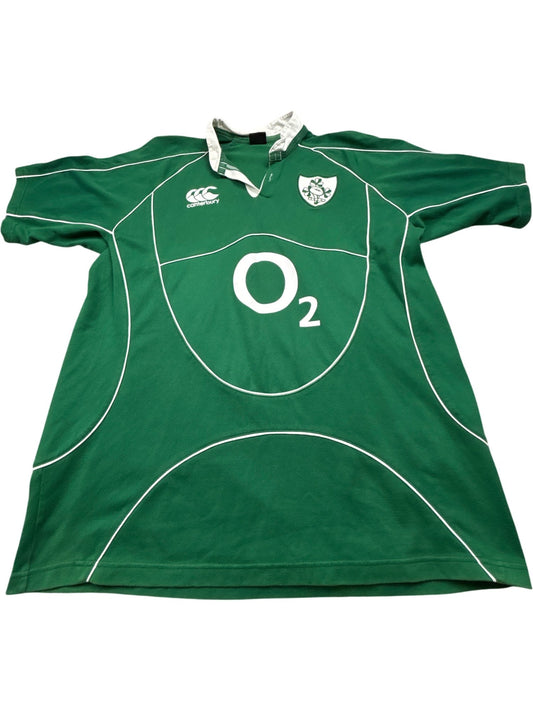 Vintage Green Canterbury Rugby Jersey Ireland (XL)