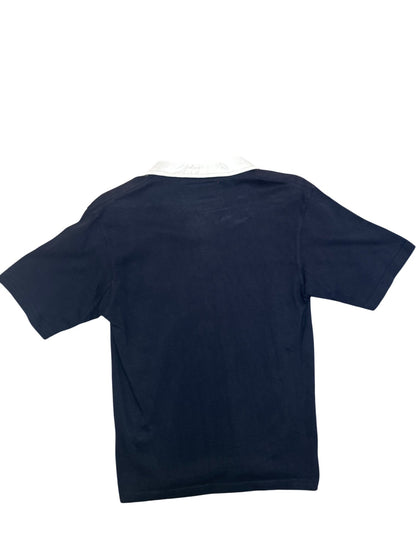 Vintage Navy England Rugby Polo Shirt 90s (S)