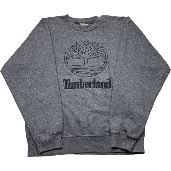 Vintage Grey Timberland Crewneck Sweatshirt (M)