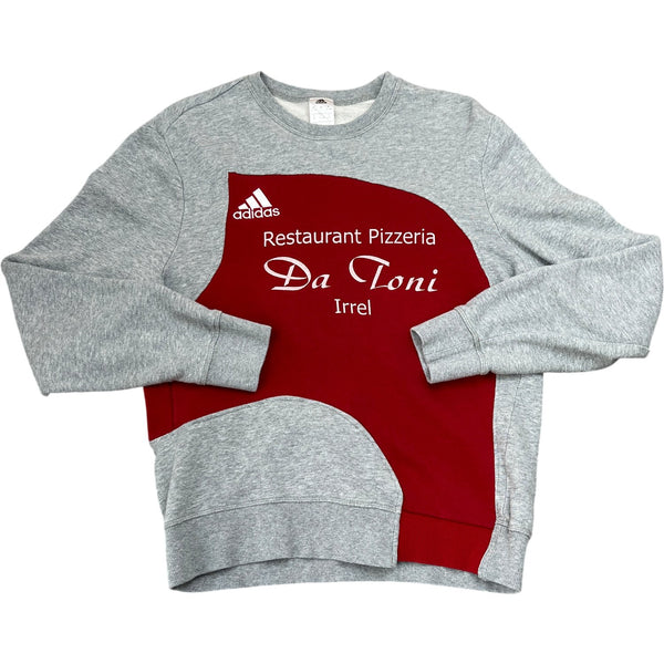 Vintage Grey Adidas Sweatshirt Da Toni 90s (M)