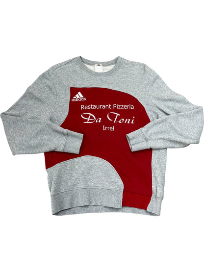 Vintage Grey Adidas Sweatshirt Da Toni 90s (M)