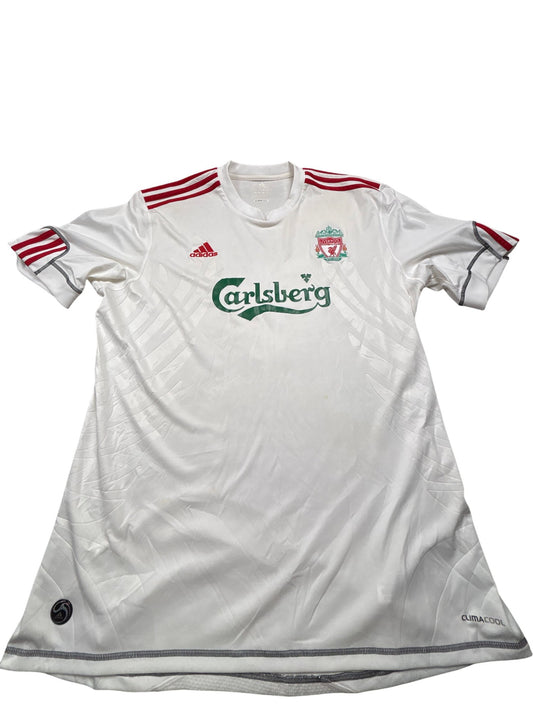 Vintage White Adidas Liverpool Football 2006 Jersey (XL)