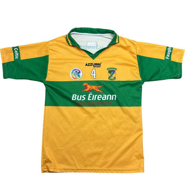 Vintage Yellow Azzurri Rugby Jersey Kids 10-11 (XXS)