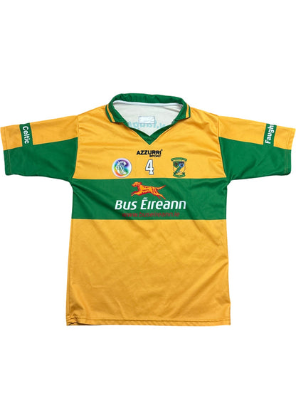 Vintage Yellow Azzurri Rugby Jersey Kids 10-11 (XXS)