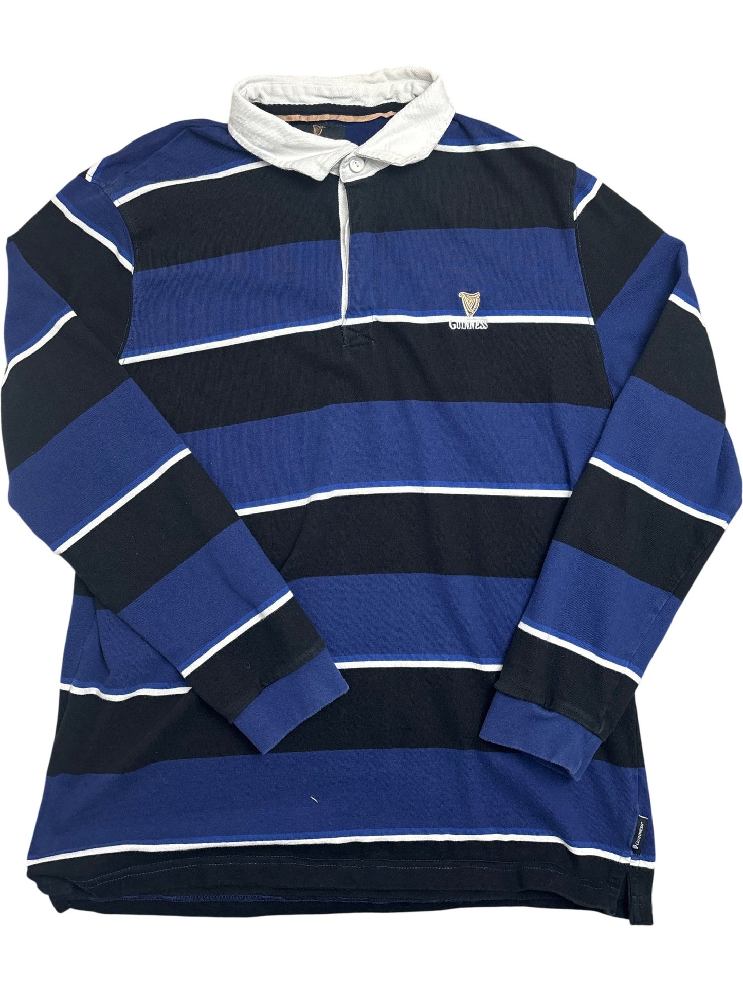 Vintage Blue Guinness Rugby Shirt (XL)