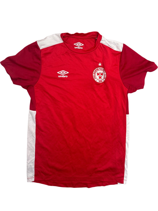 Vintage Red Umbro Soccer Jersey Kids 13-14 (XXS)