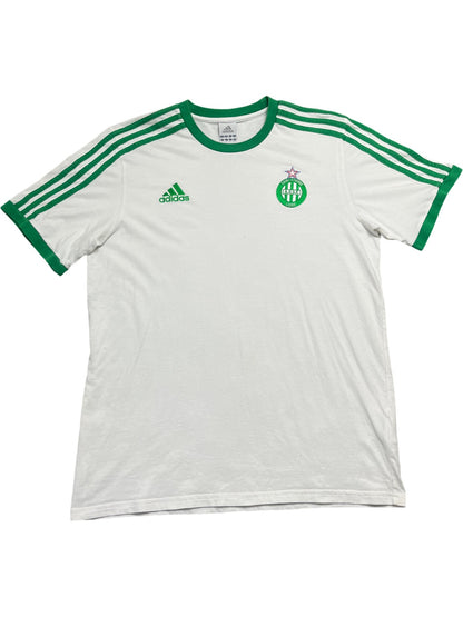 Vintage White Adidas Saint-Étienne T-Shirt (M)