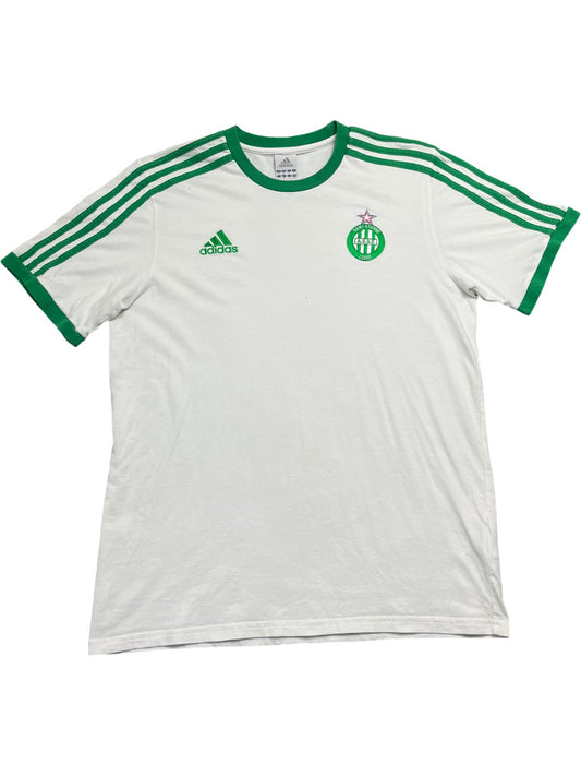 Vintage White Adidas Saint-Étienne T-Shirt (M)
