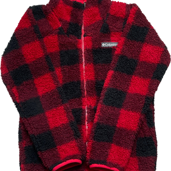 Vintage Red Columbia Fleece Jacket (XS)