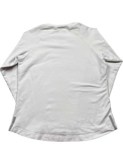 Vintage White Adidas Crewneck Sweater 90s (S)