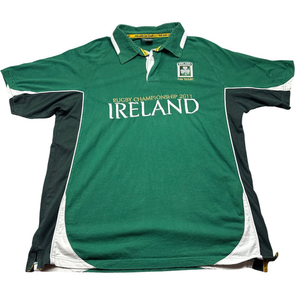 Vintage Green Ireland Rugby Championship 2011 Polo (XL)