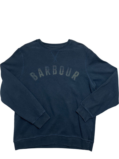 Vintage Navy Barbour Sweatshirt (XL)
