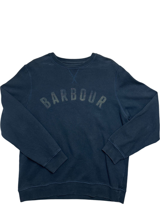Vintage Navy Barbour Sweatshirt (XL)